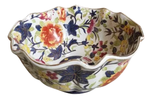 Colorful Floral Bowl