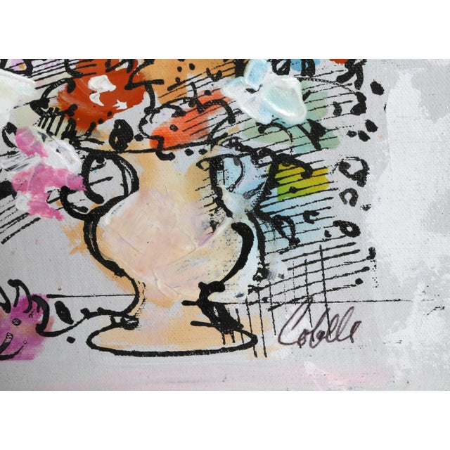 Vase with Flowers (Red and Purple) Charles Cobelle French (1902–1994) Date: circa 1960 Acrylic on Canvas, signed l.r....