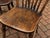 4 Victorian Oak Windsor Dining Chairs Sizes :- 85 cms tall, 38 cms wide, 46 cms seat height. These are antiques so will...