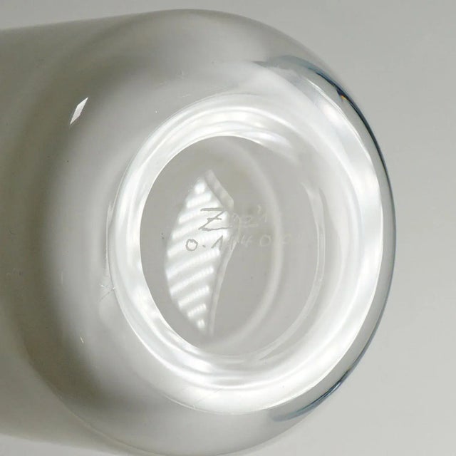 Art Glass Vase from Glasfachschule Zwiesel, Germany For Sale - Image 6 of 8