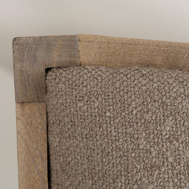 1970s Belgian Oak Dining Chairs With Upholstered Seats - Set of 6 For Sale In Greensboro - Image 6 of 18