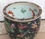 Large Antique Chinese Famille Noire Porcelain Fishbowl Jardinière With Wood Stand, C. 1920–1950 For Sale - Image 9 of 17