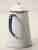 Cabin Vintage Blue Enamelware Coffee Pot For Sale - Image 3 of 10