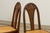 1930s Set of Six French Art Deco Carved Maple & Cane Dining Chairs For Sale - Image 15 of 18