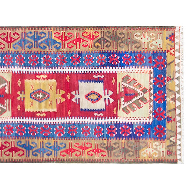 Early 20th Century Turkish Konya Kilim For Sale - Image 12 of 14