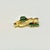Mid-Century Modern 1950s Vintage Boho Chic Americana Christmas Happy Holidays Ribbon Brooch, Gerry’s Creatives For Sale - Image 3 of 6