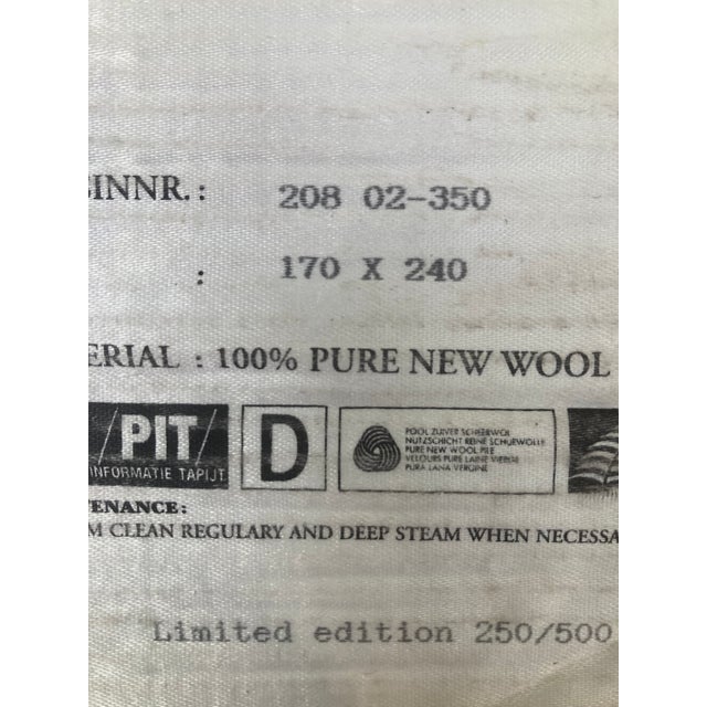 Black Large Wool Rug with La Figura by Pablo Picasso Motif from Desso, Netherlands, 1990s For Sale - Image 8 of 9