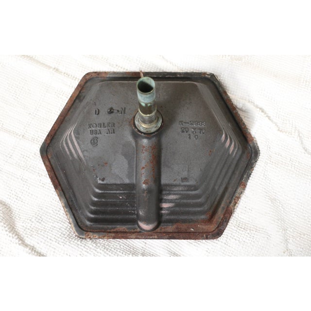 Pair of Inset Kohler Cast Iron Sinks in a Rose Pink for the Bathroom For Sale - Image 16 of 17