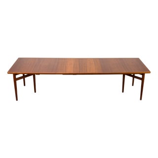 Model 201 Dining Table in Teak by Arne Vodder for Sibast, 1960s For Sale