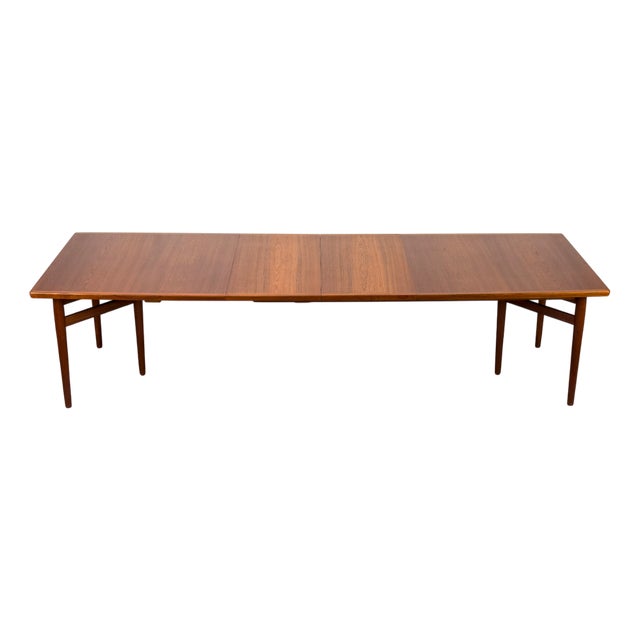 Model 201 Dining Table in Teak by Arne Vodder for Sibast, 1960s For Sale