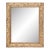 French 1920s Giltwood Rectangular Mirror with Carved Faux-Bois Décor For Sale