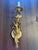 French Elegant 1950s Golden Wall Sconce For Sale In New York - Image 6 of 6