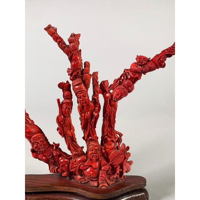 Asian Large Coral Sculpture, China, Early 20th Century For Sale - Image 3 of 12