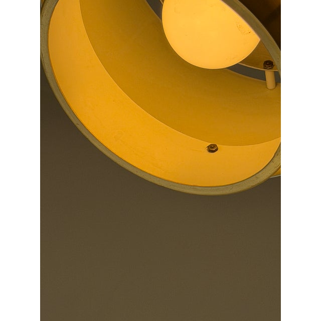 1970s Mid-Century Modern Swedish Brass Pendant Lamp, 1970s For Sale - Image 5 of 16