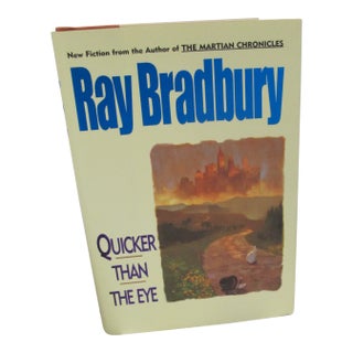 Ray Bradbury Signed Avon Books 1996 1st Edition Quicker Than the Eye With Coa For Sale