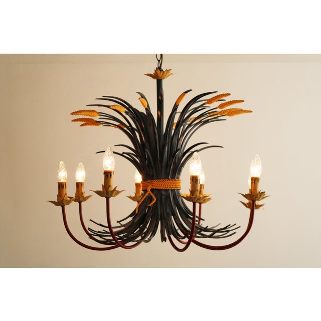 Hollywood Regency Chandelier from Banci Firenze, Italy, 1980s For Sale - Image 4 of 12