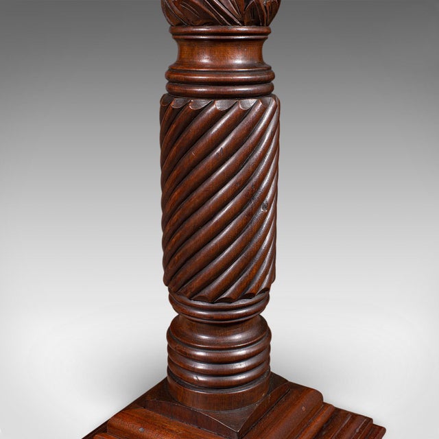 Pair of Large Antique Torchiere, English, Country House, Bust Stands, Victorian For Sale - Image 11 of 12