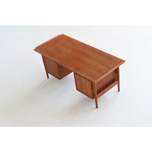 Model 207 Writing Desk in Teak by Arne Vodder for Sibastm 1960 For Sale - Image 12 of 18