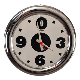 Wall Clock by Studio STG for Guzzini, 1980s For Sale