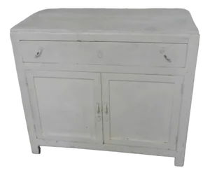 Vintage White Fir Sideboard, 1960