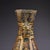 Bronze Vase With Gold Inlay, Archaic Style Arrow Ear Hu Vessel, Chinoiserie Tabletop Bronze Decor For Sale - Image 10 of 10