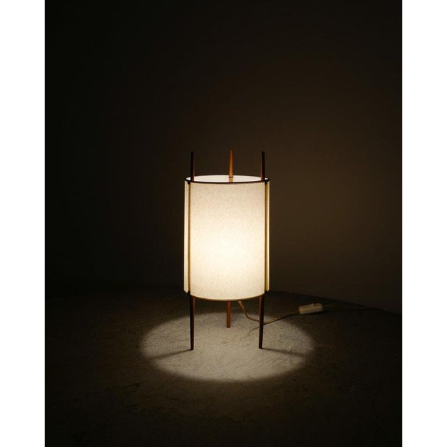 Early Mid-Century Cylinder No 9 Table Desk Lamp by Isamu Noguchi for Knoll USA, 1940s For Sale - Image 3 of 7