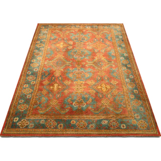 1920s 1920s Turkish Oushak Rug For Sale - Image 5 of 7