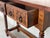 Brown 18th Carved Two-Drawer Baroque Spanish Walnut Console Table With Iron Hardware For Sale - Image 8 of 13