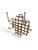 Chic wall mount tortoise bamboo rack with 6 hooks .