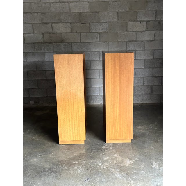 Dunbar Furniture 1940’s Edward Wormley for Dunbar Bookcases Model 4481- a Pair For Sale - Image 4 of 11