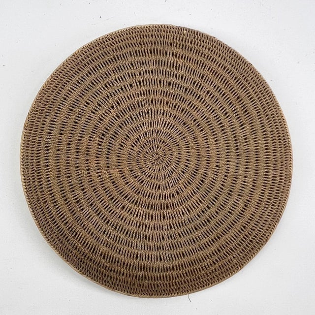 Brown Early 20th Century Zulu Bread Basket South Africa 10inch MATTER COLLECTION For Sale - Image 8 of 8