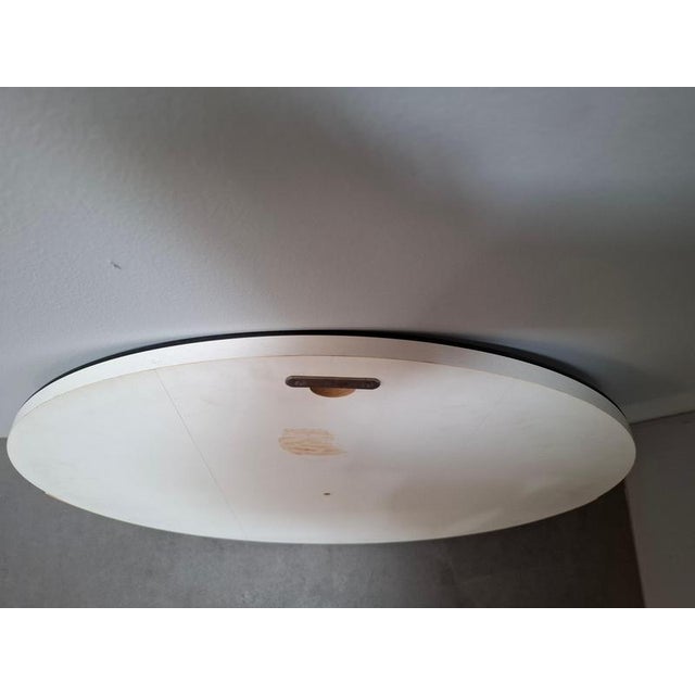 Vintage Czechoslovakian Round Wall Mirror with Beige Frame, 1970s For Sale - Image 10 of 16
