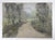 English Late 19th Century Impressionist Country Lane Landscape Painting For Sale - Image 3 of 3