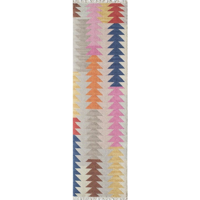 2020s Momeni Caravan Hand Woven Multi Wool Area Rug - 3'9" X 5'9" For Sale - Image 5 of 6