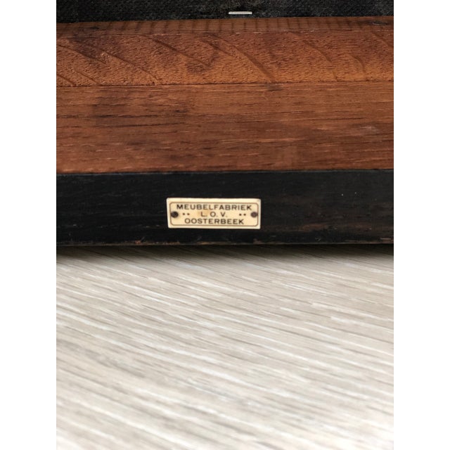 Art Deco Oak Dining Chair by j.a. Muntendam for l.o.v. Oosterbeek, 1920s For Sale - Image 11 of 12