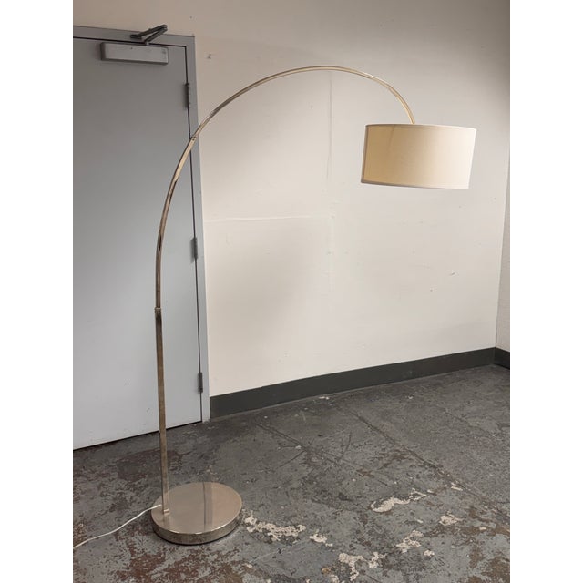 West Elm Arch Floor Lamp For Sale In San Francisco - Image 6 of 12