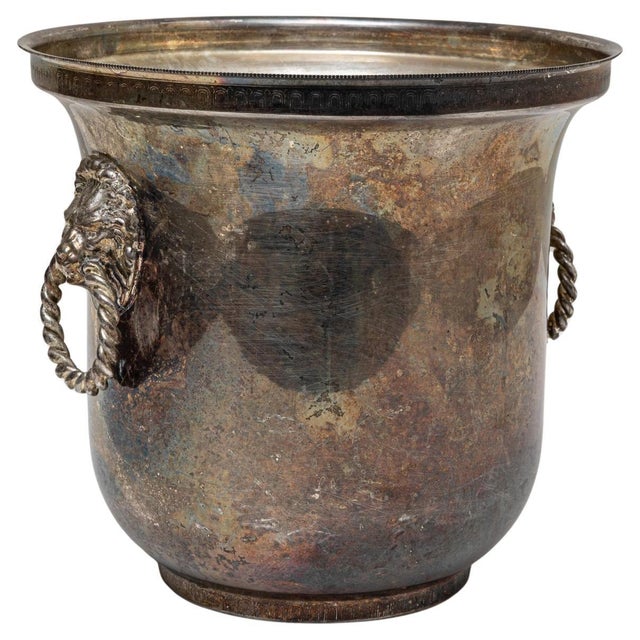 20th Century French Silver Plated Champagne Bucket For Sale - Image 15 of 18