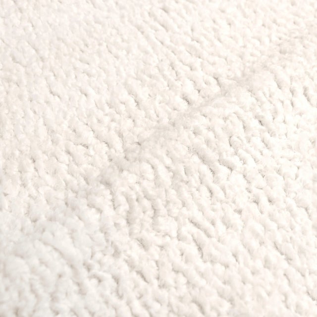 Not Yet Made - Made To Order Norah Platform Bed in Natural Faux Sheepskin, California King For Sale - Image 5 of 6