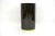 Vintage round black laminate pedestal with recessed brass base. Perfect for displaying sculpture, photo, plants, etc.