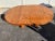 Vintage Chippendale Style Solid Oak Coffee Table With 2 Leaves by Bent Rims Co. For Sale - Image 9 of 12