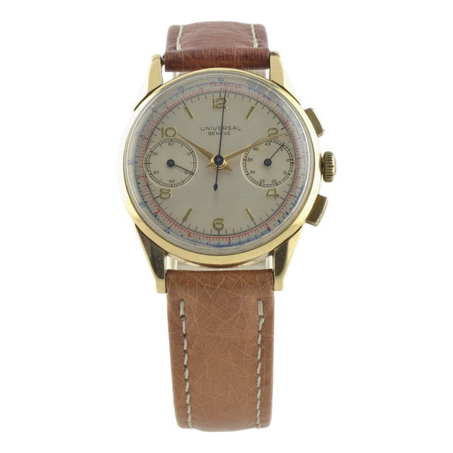 Chronograph Universal Watch from Genf, 1950s For Sale
