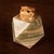 Forest Green Italian Geometric Green Onyx and Brass Table Lighter, 1970 For Sale - Image 8 of 15