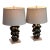 Modern Organic Meteoric Lamps, Pair For Sale