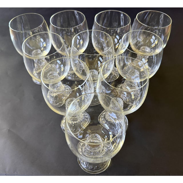 Mid 20th Century Mid 20th Century Rosenthal Crystal Bacchus Wine Glasses - Set of 10 For Sale - Image 5 of 7