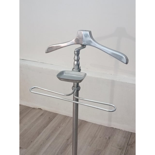 Chrome-Plated Metal Valet Stand, France, 1960s For Sale - Image 4 of 9