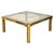Vintage Hollywood Regency Brass Coffee Table, 1970s For Sale - Image 10 of 10