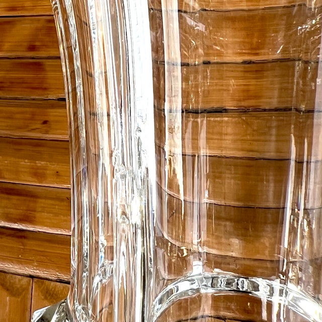 Pair of Biedermeier-Style Crystal Vases For Sale - Image 4 of 5