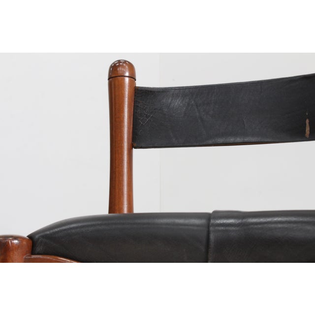 Vintage Italian Dining Chairs by Silvio Coppola for Bernini, 1970s, Set of 6 For Sale - Image 6 of 11