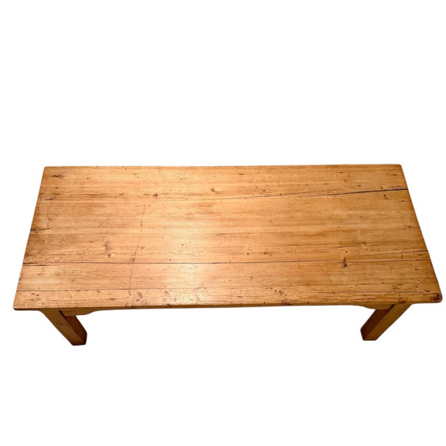 Early 20th Century English Pine Coffee Table For Sale - Image 5 of 8