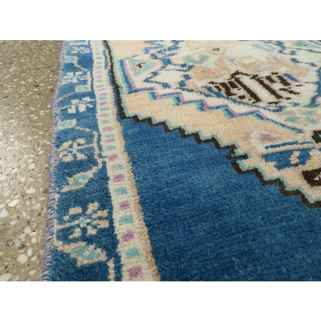 Rustic Galerie Shabab Collection Mid-20th Century Turkish Anatolian Throw Rug For Sale - Image 3 of 7